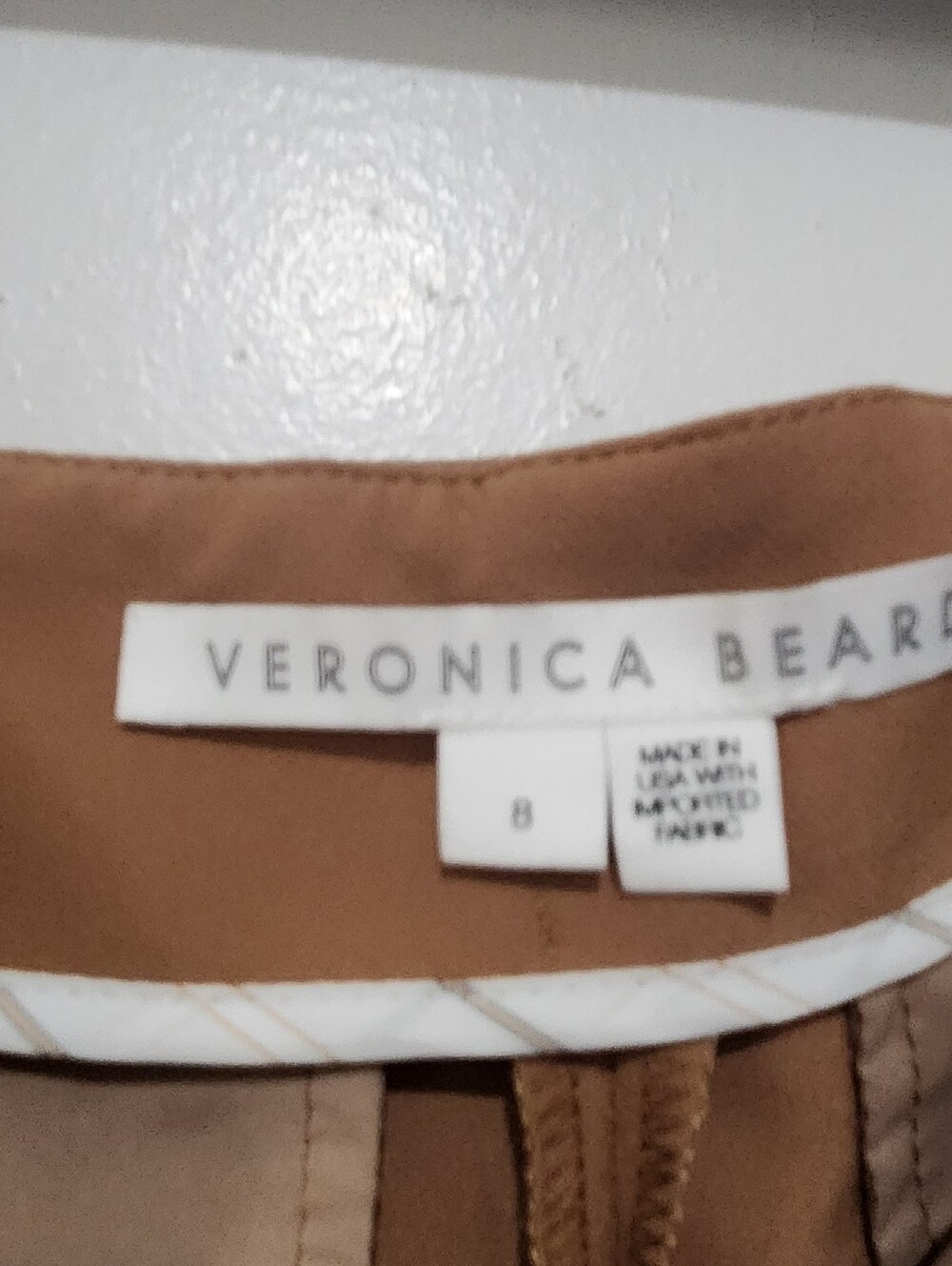 Veronica Beard Miller Dickey Jacket Beige  Size 6 With Matching Pants Size 8 - Picture 11 of 11